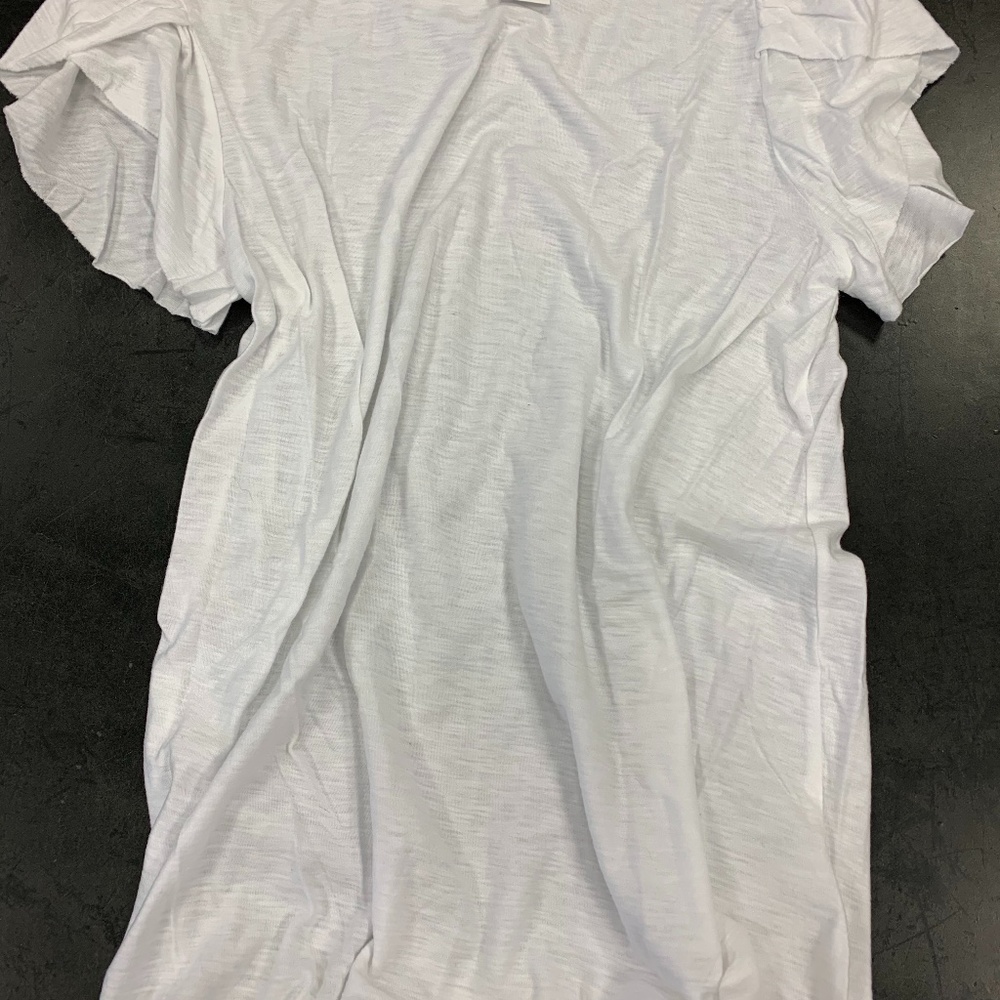 Comune Flutter Sleeve Top, White